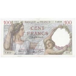 FAY 26/13 - 100 FRANCS SULLY - 02/11/1939 - PICK 94