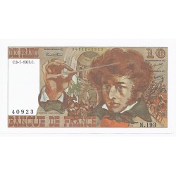 FRANKREICH - PICK 150 - 10 FRANCS BERLIOZ - 03/07/1975