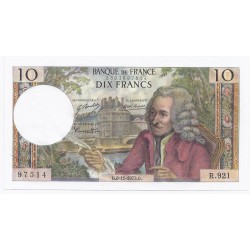 FRANKREICH - PICK 147 - 10 FRANCS VOLTAIRE - 08/11/1973