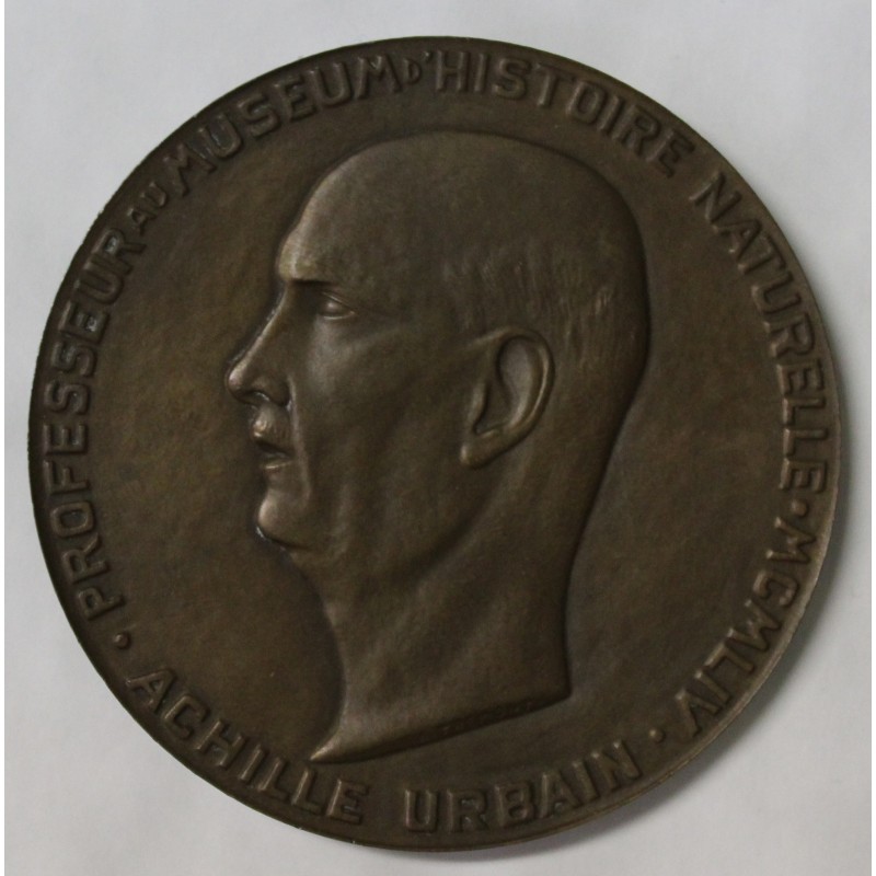 FRANCE - MEDAL- ACHILLE URBAIN - PROFESSOR AT THE MUSEUM OF NATURAL ...