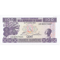 GUINEA - PICK 30 - 100 FRANCS - 1985