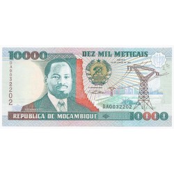 MOZAMBIQUE - PICK 137 - 10000 METICAIS - 16/06/1991