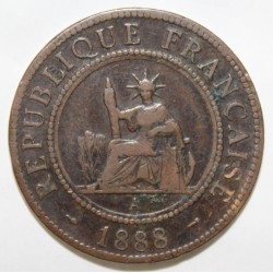 INDOCHINE - KM 1 - 1 CENT 1888 A