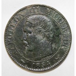 FRANKREICH - KM 777 - CINQ CENTIMES 1854 W Lille TYPE NAPOLEON III - HUND