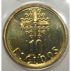 PORTUGAL - KM 633 - 10 ESCUDOS 1990