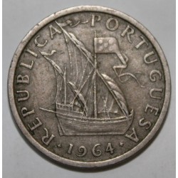 PORTUGAL - KM 591 - 5 ESCUDOS 1964 - BOOT