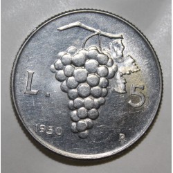 ITALY - KM 89 - 5 LIRE 1950 - Grape