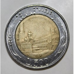 ITALIEN - KM 111 - 500 LIRE 1984 - Piazza del Quirinale