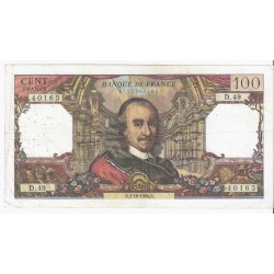 FRANCE - PICK 149 - 100 FRANCS 1964 - 01.10  - TYPE CORNEILLE - D.49