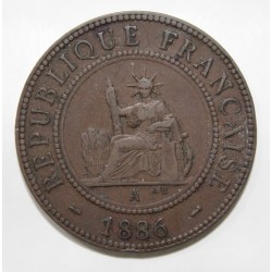 INDOCHINA - KM 1 - 1 CENT 1886 A - Paris