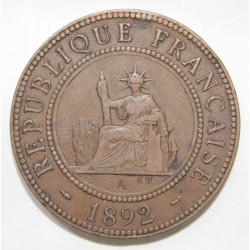 INDOCHINA - KM 1 - 1 CENT 1892 A - Paris