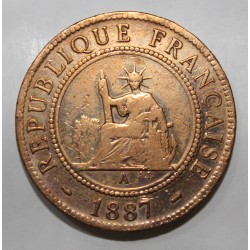 INDOCHINE - KM 1 - 1 CENT 1887 A - Paris