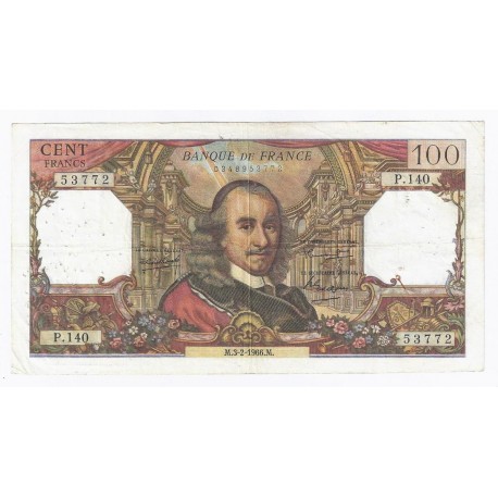 FAY 65/11 - 100 FRANCS CORNEILLE - 03/02/1966 - TRES BEAU - PICK 149