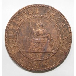 INDOCHINA - KM 1 - 1 CENT 1894 A - Paris