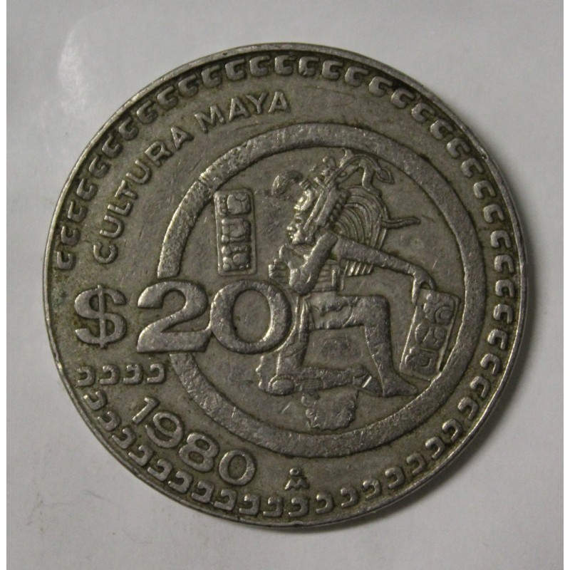 mexico-km-486-20-pesos-1980-maya-culture