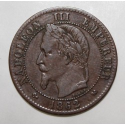 GADOURY 104 - 2 CENTIMES 1862 K Bordeaux TYPE NAPOLEON III - KM 796