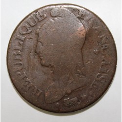 FRANKREICH - KM 640 - CINQ CENTIMES 1799 AN 8/5 W Lille TYP DUPRE