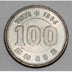 JAPAN - Y 79 - 100 YEN 1964 - Shōwa Ära Jahr 39 - OLYMPISCHE SPIELE - SILBER