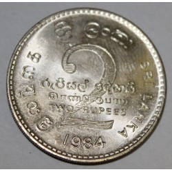 SRI LANKA - KM 147 - 2 RUPEES 1984