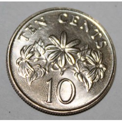 SINGAPORE - KM 100 - 10 CENTS 1996