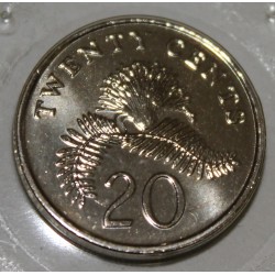 SINGAPORE - KM 101 - 20 CENTS 1999