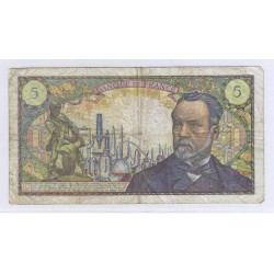 FRANCE - PICK 146 - 5 FRANCS PASTEUR - 08/01/1970