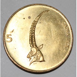 SLOVENIA - KM 6 - 5 TOLARJEV 1993 - IBEX