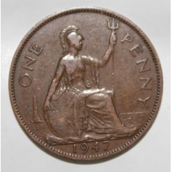 GRANDE BRETAGNE - KM 845 - 1 PENNY 1947 - GEORGE VI