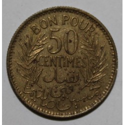 TUNISIE - KM 246 - BON POUR 50 CENTIMES 1941 - AH 1360