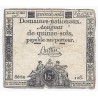 ASSIGNAT DE 15 SOLS - SERIE 128 - 23/05/1793