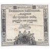 ASSIGNAT DE 15 SOLS - SERIE 141 - 23/05/1793