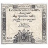 ASSIGNAT OF 15 SOLS - SERIE 77 - 23/05/1793