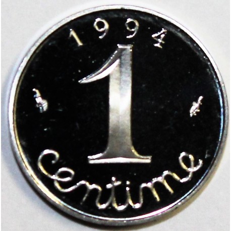 GADOURY 91 - 1 CENTIME 1994 TYPE EPI - DAUPHIN - BELLE EPREUVE - KM 928