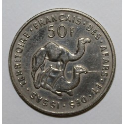 AFARS ET ISSAS - KM 18 - 50 FRANCS 1975 - Dromadaires