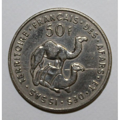 AFARS AND ISSAS - KM 18 - 50 FRANCS 1975 - Camel