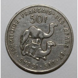 AFARS UND ISSAS - KM 18 - 50 FRANCS 1970