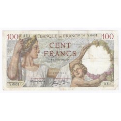 FAY 26/20 - 100 FRANCS...