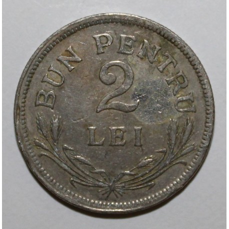 ROMANIA - KM 47 - 2 LEI 1924 - FERDINAND I