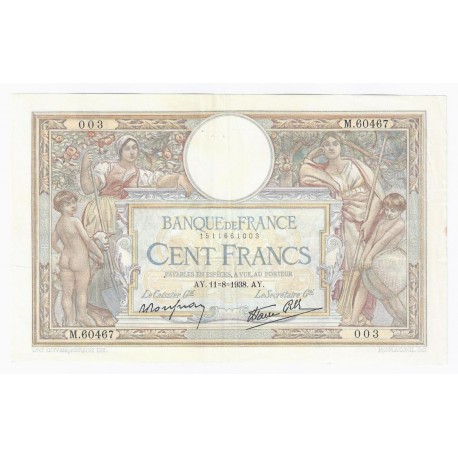 FAY 25/26 - 100 FRANCS Luc Olivier MERSON - 11/08/1938 - TTB à SUP - PICK 86