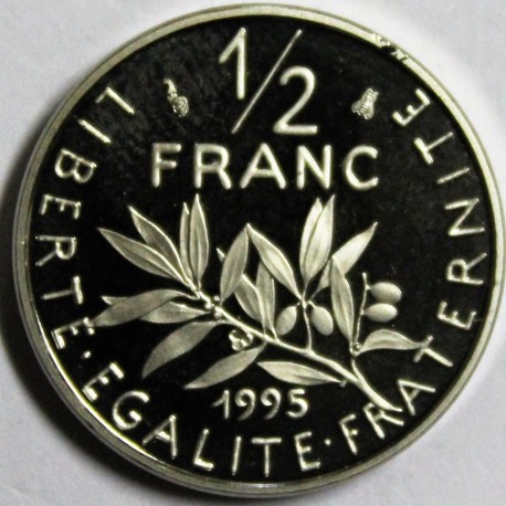 FRANKREICH - KM 931.1 - 1/2 FRANC 1995 TYP SAMAAN