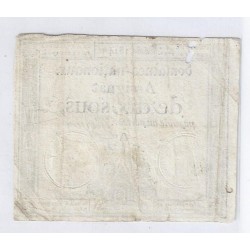 ASSIGNAT DE 10 SOUS - SERIE 1814 - 04/01/1792 - DOMAINES NATIONAUX