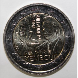 LUXEMBOURG - 2 EURO 2018 - 175 YEARS OF THE DEATH OF GUILLAUME 1ST - 1772 - 1843