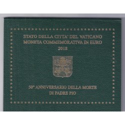 VATICAN - 2 EURO 2018 - 50th Anniversary of Padre Pio