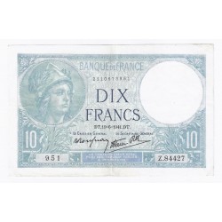 FAY 07/29 - 10 FRANCS...