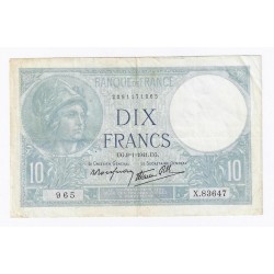 FAY 07/27 - 10 FRANCS...