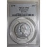 CAMEROON - KM PE2 - 2 FRANCS 1948 - TRIAL PIEFORT COIN - 104 ex. - PCGS SP 63