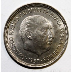 SPAIN - KM 786 - 5 PESETAS 1957/65 - FRANCO