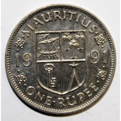 MAURITIUS - KM 55 - 1 RUPEE 1991 - Sir Seewoosagur Ramgoolam