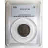 UNITED STATES - KM 41 - 1/2 CENT 1826 - THE REVERSE IS OFFSET AT 5h - PCGS XF 40