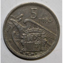 ESPAGNE - KM 786 - 5 PESETAS 1957 - FRANCO